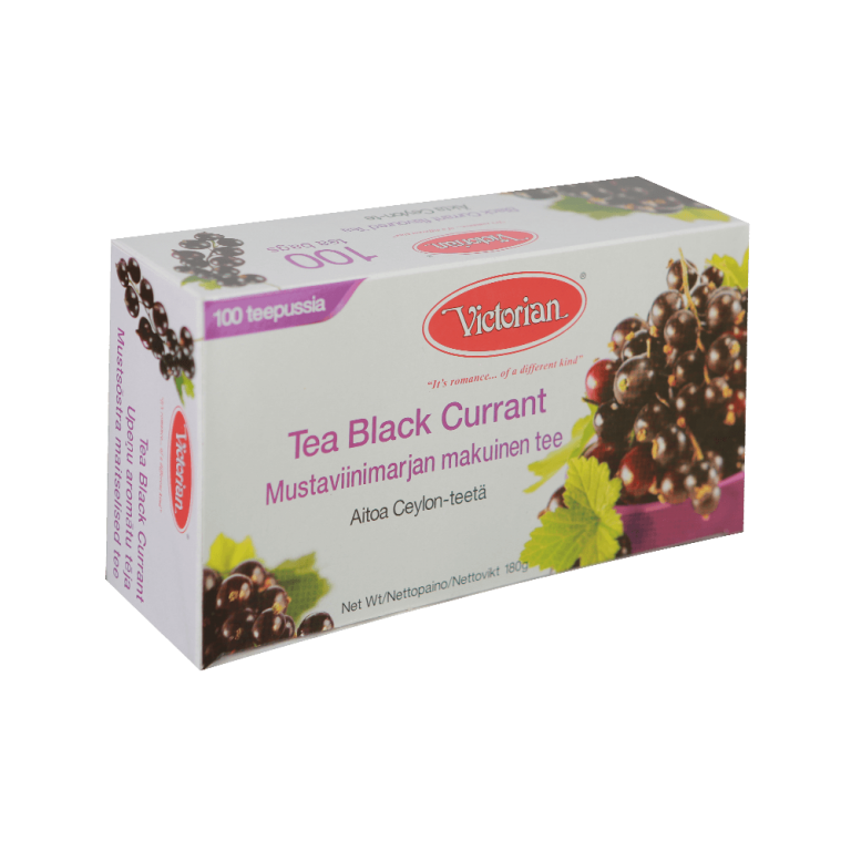Tea Black Currant Mustavinimarjan makuinen tee 100TB Millennium Tea